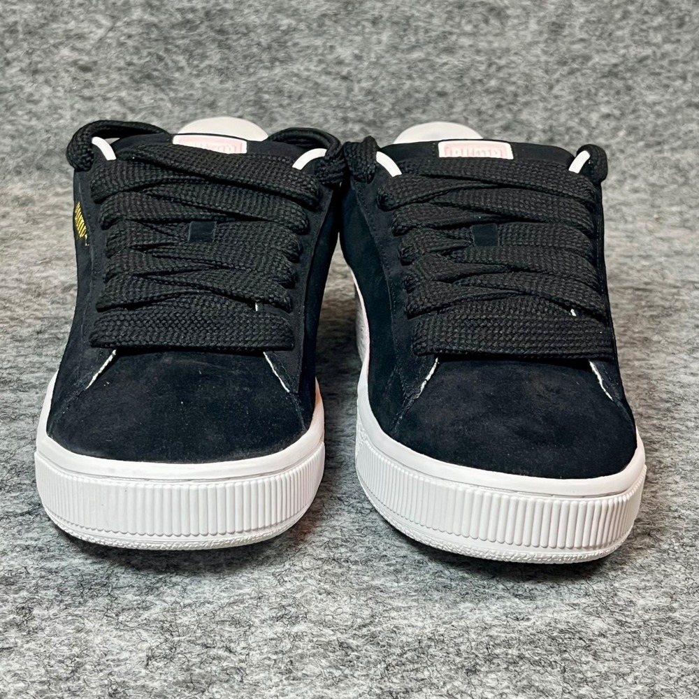 Puma Suede XL Sneakers Womens 9 Black Pink Low Top Skater Retro Y2K Streetwear - Picture 5 of 12